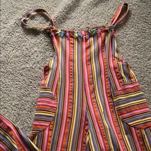Vintage striped jumpsuit